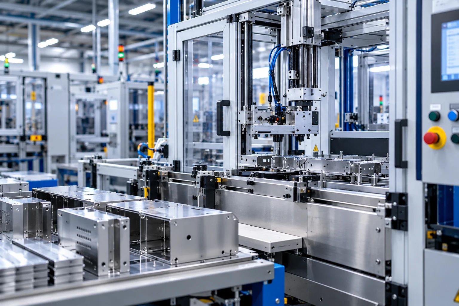 Opératrice dans une usine
