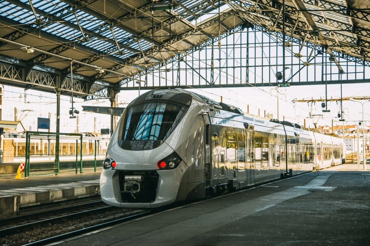 Train en gare